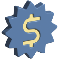 3d icon dollar png