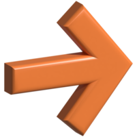 3d icon arrow right png