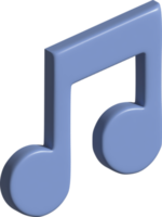 3d icon of music png