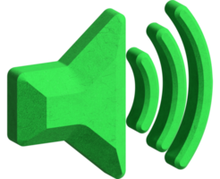 altoparlante icona 3d png