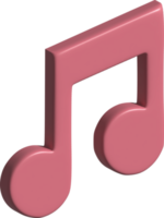 3D-Symbol der Musik png