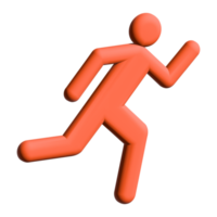 running icon 3d png