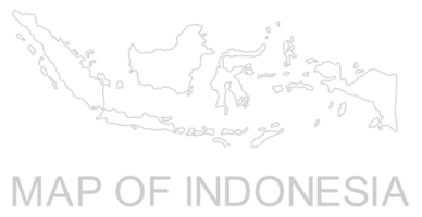 Indonesien-Karte für App, Kunstillustration, Website, Piktogramm, Infografik oder Grafikdesignelement. PNG-Format png