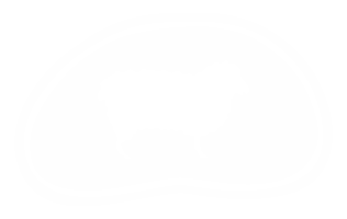 símbolo de icono de carne de cordero para pictograma, aplicaciones, logotipo, ilustración de arte, sitio web o elemento de diseño gráfico. formato png