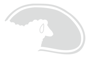 símbolo de icono de carne de cordero para pictograma, aplicaciones, logotipo, ilustración de arte, sitio web o elemento de diseño gráfico. formato png