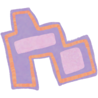 kawaii formas abstractas irregulares png