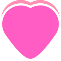 aesthetics cute heart shape sticker decoration png