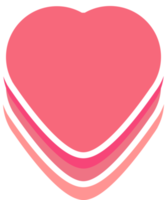 aesthetics cute heart shape sticker decoration png