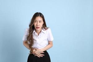 Girl in Student Uniform photo