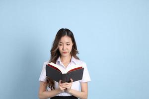 Girl in Student Uniform photo