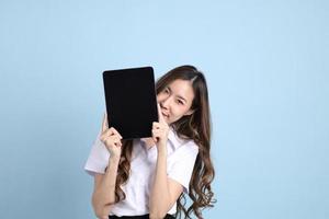 Girl in Student Uniform photo