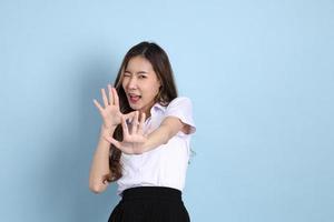 Girl in Student Uniform photo