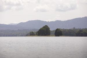 stunning views of the mountains in the tropical rain forest photo