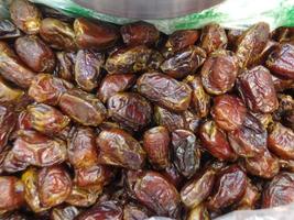 Dates, a fruit that grows a lot in Arabian lands photo