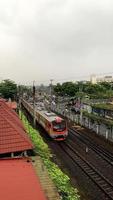 Electric train of Indonesia's photo