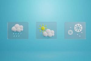 3D Weather Icon photo