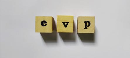 EVP employee value proposition, conceptual business illustration photo