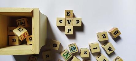 EVP employee value proposition, conceptual business illustration photo