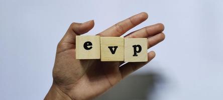 EVP employee value proposition, conceptual business illustration photo