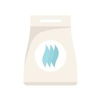 Softener package icon, flat style vector