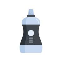 Softener bathroom icon, flat style vector