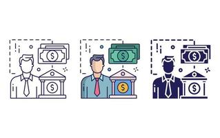 Banker and Banking vector