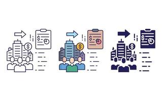 Project team icon vector
