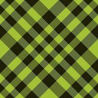 Vector fabric seamless. Tartan textile plaid. Pattern check background texture.