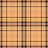 Plaid seamless pattern. Check fabric texture. Vector textile print.