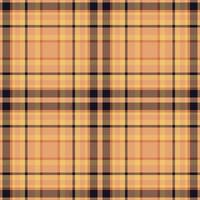 Plaid seamless pattern. Check fabric texture. Vector textile print.