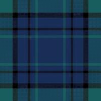 Plaid check pattern. Seamless fabric texture. Tartan textile print. vector