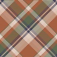 Check plaid seamless fabric texture. Diagonal print. vector