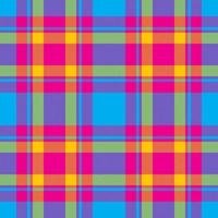 Plaid seamless pattern in blue. Check fabric texture. Vector textile print.