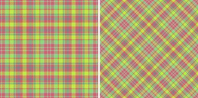 Check plaid fabric. Pattern vector seamless. Tartan textile texture background.