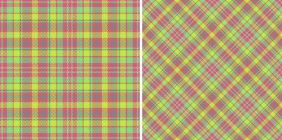 Check plaid fabric. Pattern vector seamless. Tartan textile texture background.