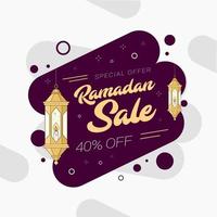 ramadan sale banner design template vector