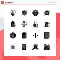 16 Creative Icons Modern Signs and Symbols of cell money lock investment smart Editable Vector Design Elements