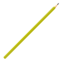 3d interpretazione di matita oggetto png