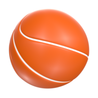 3D Rendering Of Basketball Object png
