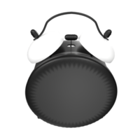 alarm clock isolated on transparent png