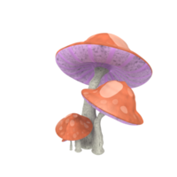 Mushroom isolated on transparent png