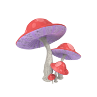 Mushroom isolated on transparent png