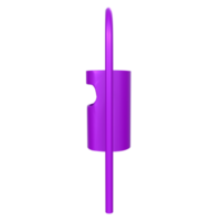 Trash object isolated on transparent png