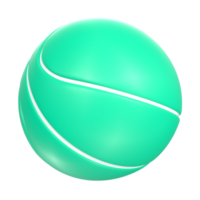 objeto de bola de basquete isolado png