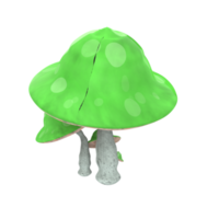 Mushroom isolated on transparent png