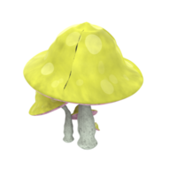 Mushroom isolated on transparent png