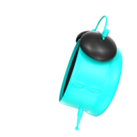 alarm clock isolated on transparent png