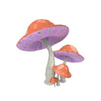 Mushroom isolated on transparent png