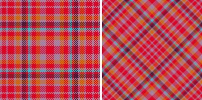 Background textile tartan. Vector plaid texture. Seamless pattern fabric check.