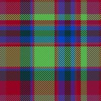 Background plaid tartan. Texture fabric seamless. Pattern check textile vector. vector